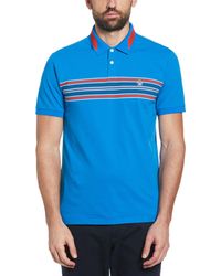 Original Penguin - Big & Tall Micro Pique Chest Stripe Polo - Lyst
