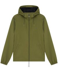 Original Penguin - Full Zip Hooded Jacket In Burnt Olive - Lyst