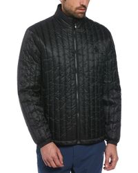 Original Penguin - Quilted Jacket In True Black - Lyst
