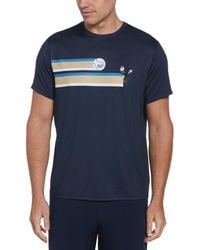 Original Penguin - 80's Stripe Tennis Graphic Tee - Lyst
