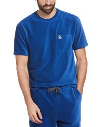Original Penguin - Corded Velour T-shirt In Limoges - Lyst