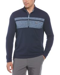 Original Penguin - Color Block 1/4 Zip Golf Sweater - Lyst