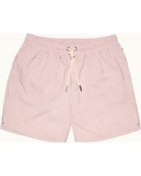 Orlebar Brown - Relaxed Fit Seersucker Swim Shorts - Lyst