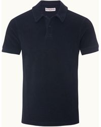 Orlebar Brown - Terry Towelling Polo Designer Polo Shirts - Lyst