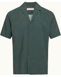 Orlebar Brown - Relaxed Fit Short-Sleeve 100% Lyocell Resort Shirt - Lyst