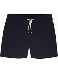 Orlebar Brown - Mid-Length O. B Stripe Drawcord Swim Shorts - Lyst