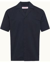 Orlebar Brown - Relaxed Fit Short-Sleeve Seersucker Resort Shirt - Lyst