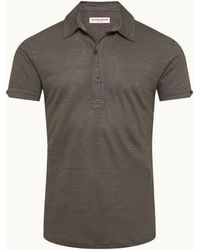 Orlebar Brown - Luxury Linen Polo Shirt - Lyst