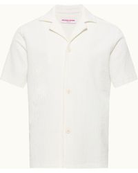 Orlebar Brown - Relaxed Fit Capri Collar Short-Sleeve Towelling Shirt - Lyst
