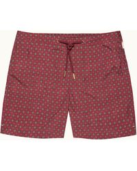 Orlebar Brown - Damson Print Swim Shorts Relaxed Statement Fit - Lyst