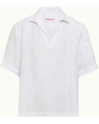 Orlebar Brown - Luxury Linen Overhead Shirt - Lyst