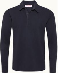 Orlebar Brown - Classic Fit Pique Jersey Polo Shirt - Lyst