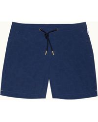 Orlebar Brown - And Automobili Lamborghini Geometric Print Mid-Length Drawcord Swim Shorts - Lyst
