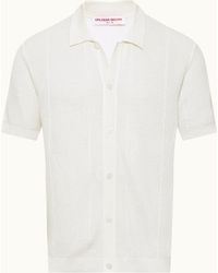 Orlebar Brown - Classic Fit Capri Collar Mercerised Cotton Shirt - Lyst