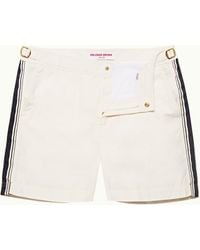 Orlebar Brown - Sand Mid-Length Border Tape Swim Shorts - Lyst