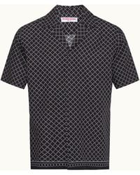 Orlebar Brown - Dark Luxury Printed Lyocell Shirt - Lyst