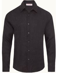 Orlebar Brown - Classic Collar Tailored Fit Linen Shirt - Lyst