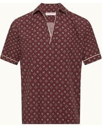 Orlebar Brown - Relaxed Fit Short-Sleeve Lyocell Shirt - Lyst