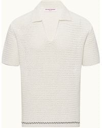 Orlebar Brown - Polo Shirt Luxury Organic Cotton Knit - Lyst