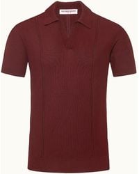 Orlebar Brown - Pique Polo Shirt Elegant Everyday Polo For - Lyst