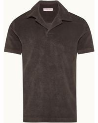 Orlebar Brown - Relaxed Fit Towelling Polo Shirt - Lyst