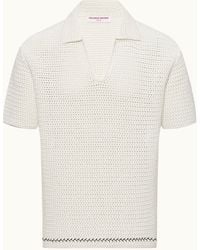 Orlebar Brown - Polo Shirt Luxury Organic Cotton Knit - Lyst