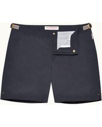 Orlebar Brown - Mid-length Waist Tape Trim Swim Shorts - Lyst