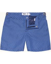 Orlebar Brown - And Automobili Lamborghini Geometric Print Mid-Length Swim Shorts - Lyst