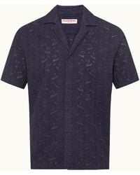 Orlebar Brown - Relaxed Fit Short Sleve Button Shirt - Lyst