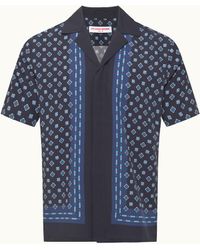 Orlebar Brown - Relaxed Fit Short-Sleeve 100% Lyocell Resort Shirt - Lyst