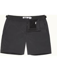 Orlebar Brown - And Automobili Lamborghini Dark 'Automobili Lamborghini' Logo Bonded Tape Mid-Length Swim Shorts - Lyst