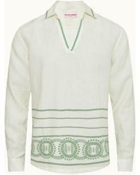 Orlebar Brown - Relaxed Fit Long-Sleeve Overhead Shirt - Lyst