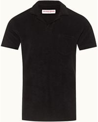Orlebar Brown - Tailored Fit Cotton Towelling Resort Polo Shirt - Lyst