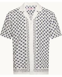 Orlebar Brown - Relaxed Fit Short-Sleeve 100% Lyocell Resort Shirt - Lyst