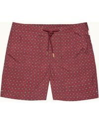 Orlebar Brown - Damson Print Swim Shorts Relaxed Statement Fit - Lyst