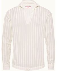 Orlebar Brown - Relaxed Fit Long-Sleeve Overhead Shirt - Lyst