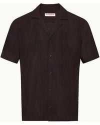 Orlebar Brown - Open Weave Cotton Shirt - Lyst