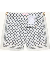 Orlebar Brown - Mid-Length Swim Shorts With Exclusive Luminis Print - Lyst