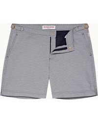 Orlebar Brown - Cloud Fenella Jacquard Mid-Length Swim Shorts - Lyst