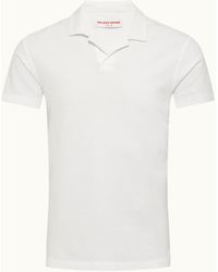 Orlebar Brown - Orlebar Resort Collar Cotton-Modal Polo Shirt - Lyst