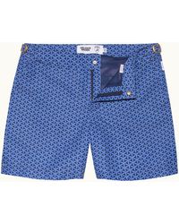 Orlebar Brown - And Automobili Lamborghini Geometric Print Mid-Length Swim Shorts - Lyst