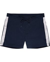 Orlebar Brown Navy/white Shorter-length Sport Swim Shorts - Blue