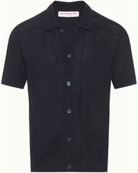 Orlebar Brown - Classic Fit Capri Collar Mercerised Cotton Shirt - Lyst