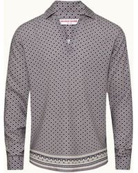 Orlebar Brown - Solmio Print Relaxed Fit Overhead Shirt - Lyst