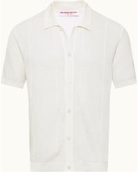 Orlebar Brown - Classic Fit Capri Collar Mercerised Cotton Shirt - Lyst