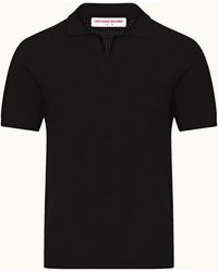 Orlebar Brown - Classic Fit Waffle Mesh Stitch Polo Shirt For - Lyst