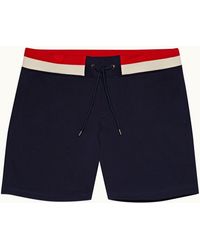 Orlebar Brown - Classic Fit Stripe Waistband Cotton Sweat Shorts - Lyst