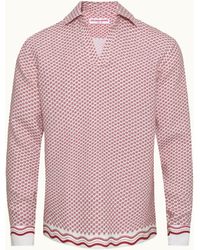 Orlebar Brown - Luxury Printed Linen Shirt - Lyst
