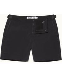 Orlebar Brown - And Automobili Lamborghini 'Automobili Lamborghini' Logo Bonded Tape Mid-Length Swim Shorts - Lyst