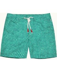 Orlebar Brown - Mid-Length Geo Print Drawcord Swim Shorts - Lyst